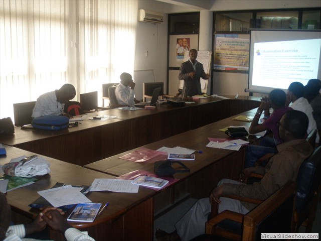 A session of Capacity Building for Civil Society Organizations (CSO).