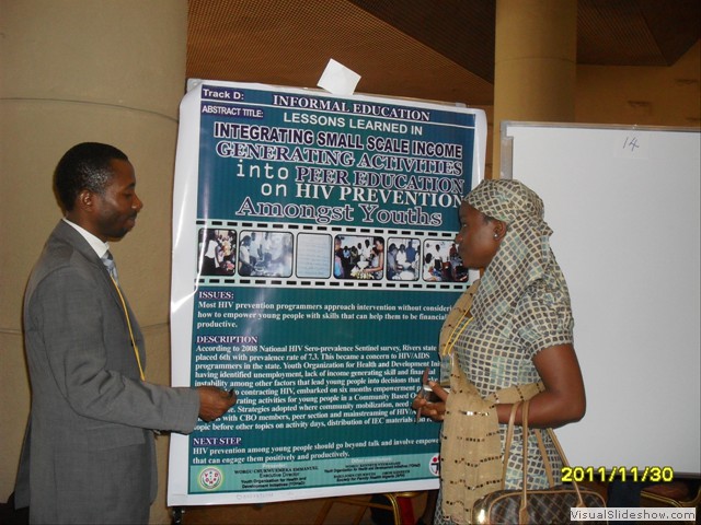 Poster Abstract Presentation by YOHaD Executive Director at RESHAA 2011