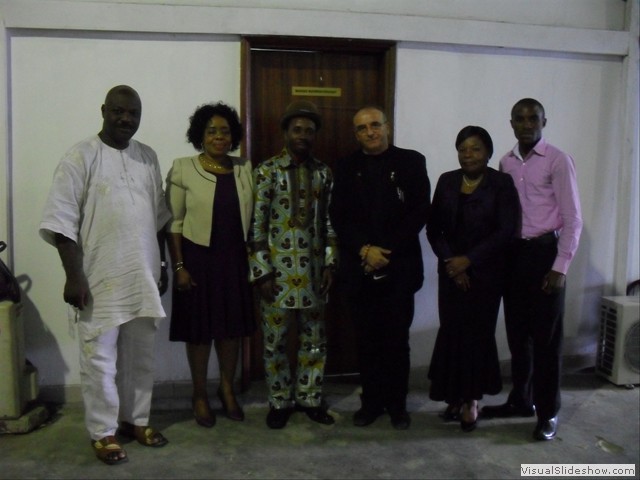 Some members of YOHaD Board of Trustees after a Board meeting.